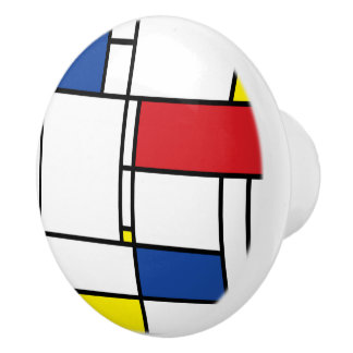 Mondrian Minimalistisch Geometric De Stijl Moderne Keramikknauf