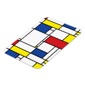 Mondrian Minimalistisch Geometric De Stijl Moderne Magnet (Linke Seite)