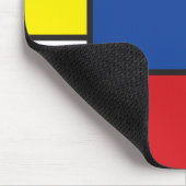 Mondrian Minimalistisch Geometric De Stijl Moderne Mousepad (Ecke)