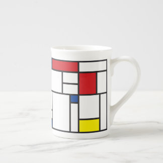 Mondrian Minimalistisch Geometric De Stijl Moderne Porzellantasse