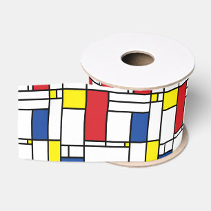 Mondrian Minimalistisch Geometric De Stijl Moderne Ripsband