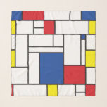 Mondrian Minimalistisch Geometric De Stijl Moderne Schal<br><div class="desc">Mondrian Minimalistisch De Stijl Moderne Kunst in Rot, Blau, Gelb und Weiß Farbblöcke Design. Dieses einfache Design zeichnet sich durch moderne geometrische Formen und grafische Farbblöcke in fett schwarzen Linien, weißen und leuchtenden Primärfarben aus. Es wird von Piet Mondrians abstrakten Werken und der De Stijl & Neo Plasticism-Bewegung inspiriert. Jeder...</div>