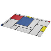 Mondrian Minimalistisch Geometric De Stijl Moderne Schneidebrett (Ecke)