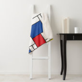 Mondrian Minimalistisch Geometric De Stijl Moderne Sherpadecke (Beispiel)
