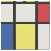 Mondrian Minimalistisch Geometric De Stijl Moderne Stoff (Nahaufnahme)
