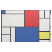 Mondrian Minimalistisch Geometric De Stijl Moderne Stoff (Fat Quarter (45,7 x 55,9 cm))