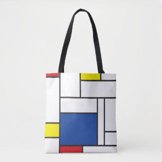 Mondrian Minimalistisch Geometric De Stijl Moderne Tasche