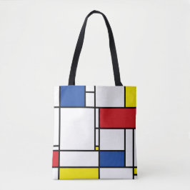 Mondrian Minimalistisch Geometric De Stijl Moderne Tasche