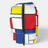 Mondrian Minimalistisch Geometric De Stijl Moderne Waschbeutel (Rechts)
