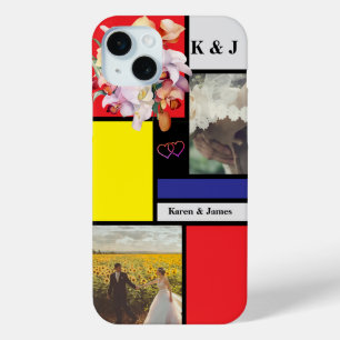 Mondrian Minimalistisch Geometric personalisiertes Case-Mate iPhone Hülle