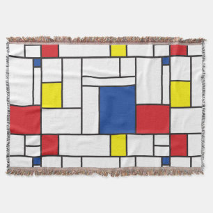 Mondrian Minimalistische Geometrische De-Stijl-Mod Decke