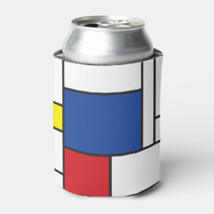 Mondrian Minimalistische Geometrische De-Stijl-Mod Dosenkühler
