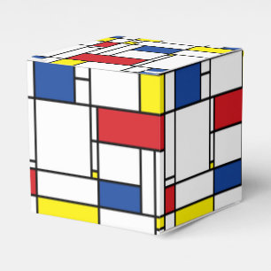 Mondrian Minimalistische Geometrische De Stijl Mod Geschenkschachtel