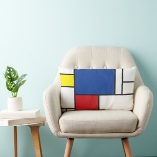 Mondrian Minimalistische Geometrische De Stijl Mod Lendenkissen