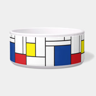 Mondrian Minimalistische Geometrische De-Stijl-Mod Napf