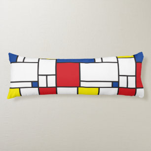 Mondrian Minimalistische Geometrische De-Stijl-Mod Seitenschläferkissen