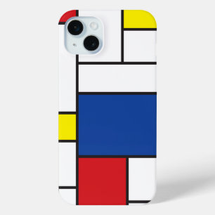Mondrian Minimalistische Kunst iPhone 15 Mini Hülle