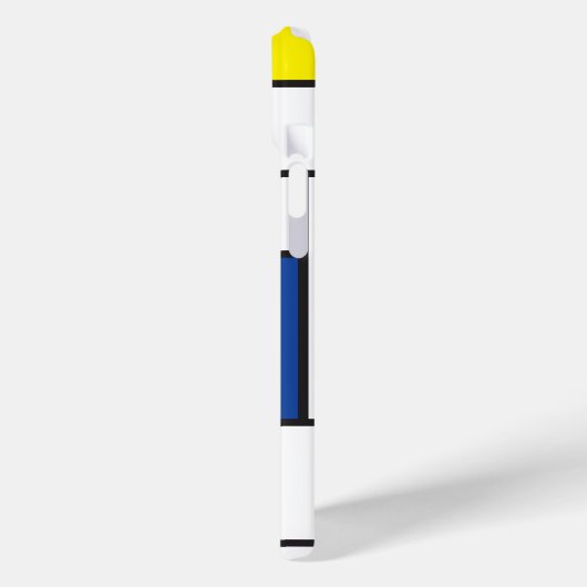 Mondrian Minimalistische Kunst Case-Mate iPhone Hülle (Rückseite / Links)
