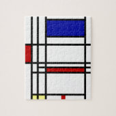 Mondrian Modern Art ~ 8 x 10 Puzzle (Vertikal)