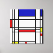 Mondrian Modern Art Leinwanddruck (Vorderseite)