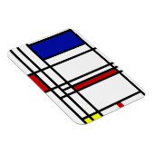 Mondrian Modern Art Magnet (Rechte Seite)