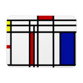 Mondrian Modern Art Magnet (Horizontal)