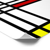 Mondrian Modern Art Poster (Ecke)