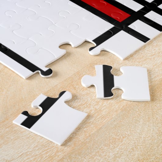 Mondrian Modern Art Puzzle (Seite)
