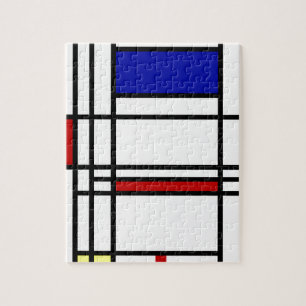 Mondrian Modern Art Puzzle