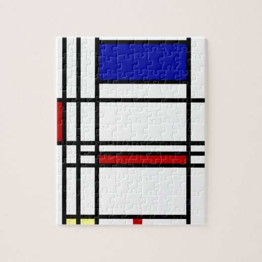 Mondrian Modern Art Puzzle (Vertikal)