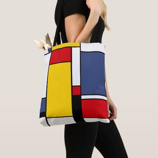 Mondrian Modern Geometric Style Art Tasche (Von Nahem)