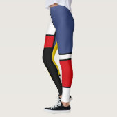 Mondrian moderne geometrische Stilkunst. Leggings (Links)