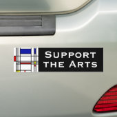 Mondrian moderne Kunst Autoaufkleber (Auf Auto)