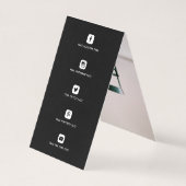 Mondrian moderne Kunst De Stijl Minimalist Visitenkarten (Rückseite)