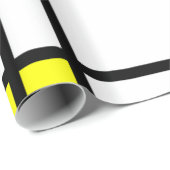 Mondrian moderne Kunst Geschenkpapier (Rolleneckpunkt)