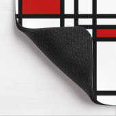 Mondrian moderne Kunst Mousepad (Ecke)