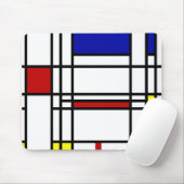 Mondrian moderne Kunst Mousepad (Mit Mouse)