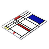 Mondrian moderne Kunst Notizblock (Linke Seite)