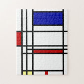 Mondrian moderne Kunst Puzzle (Vertikal)