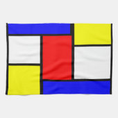 Mondrian-Muster Handtuch (Horizontal)