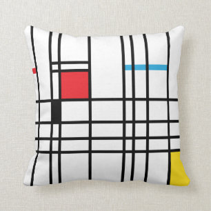 Mondrian Muster-Kissen Kissen