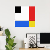 Mondrian Neoplasticism Poster (Heimbüro)