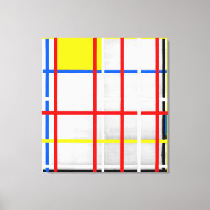 MONDRIAN - NEW YORK CITY 3 - 1941 De Stijl - Leinwanddruck
