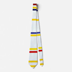 Mondrian - New York City I, abstrakte Kunst Krawatte