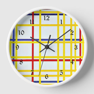Mondrian - New York City I, Uhr