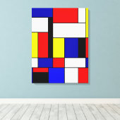 Mondrian No. 42 Leinwanddruck (Insitu (Holzboden))