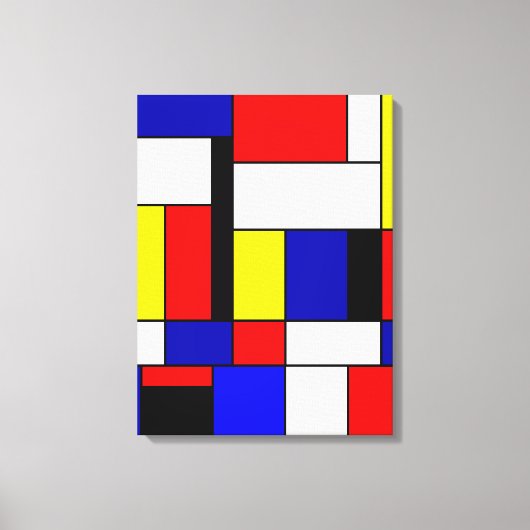Mondrian No. 42 Leinwanddruck (Vorderseite)