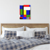 Mondrian No. 4 Leinwanddruck (Insitu (Schlafzimmer))