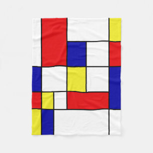 Mondrian Nr. 43 Fleecedecke