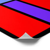 Mondrian Nr. 482 Poster (Ecke)